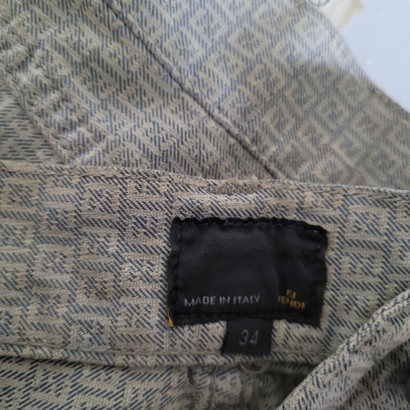 Rare Vintage FF Monogram Fendi Jeans - Picture 4 of 5